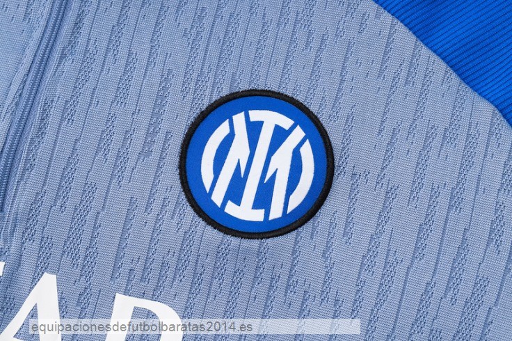 Nuevo Sudadera Entrenamiento Inter Milan 24/25 Azul Claro Baratas